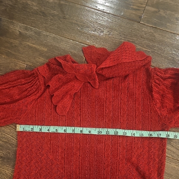 Zara Red Sweater - Picture 7 of 8